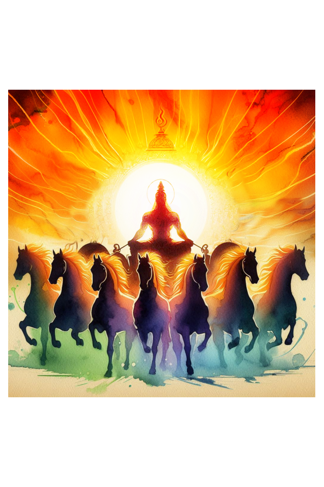 Surya Narayan Photo Frame | Sun God Wall Art | Divine Hindu Decor for Pooja Room