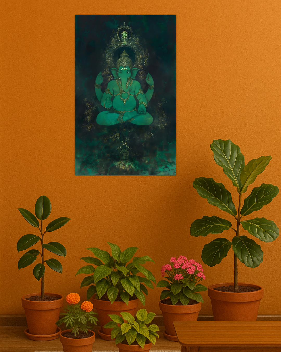 Lord Ganesha Poster – Remover of Obstacles Wall Art | 300 GSM Print