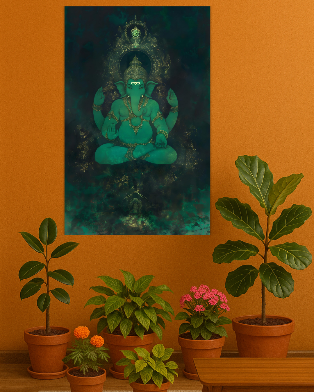 Lord Ganesha Poster – Remover of Obstacles Wall Art | 300 GSM Print