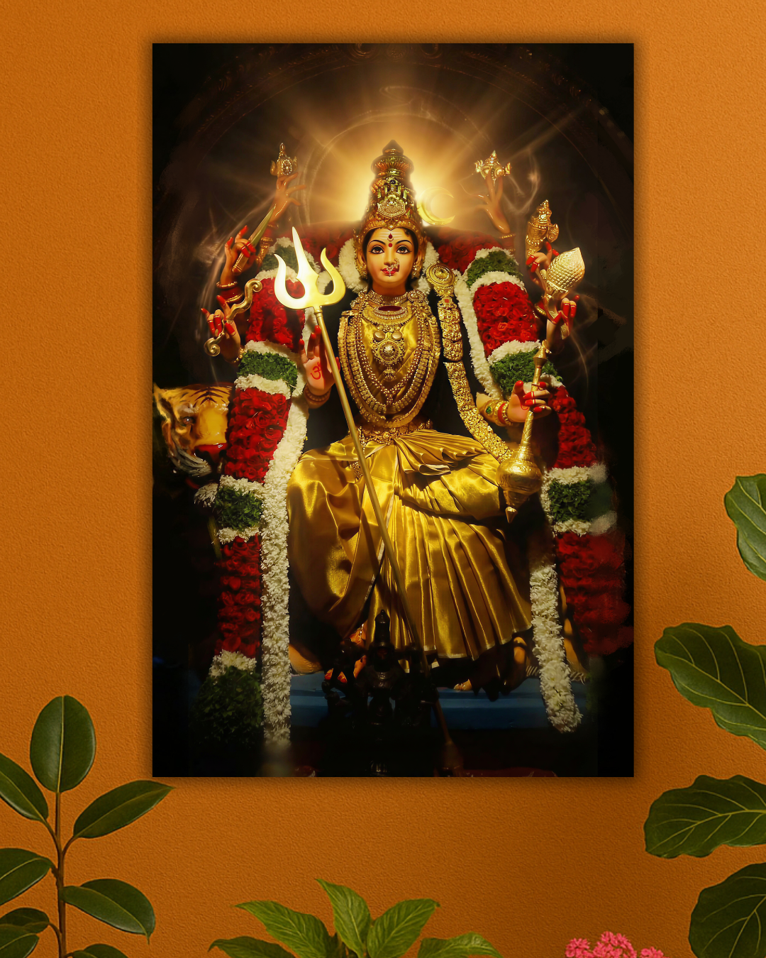 Maha Kanaka Durga Devi Poster – 300 GSM poster | Vastu Positive Decor| Spiritual gift