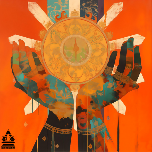 Sudarshana Chakra HD Digital Art | High-Resolution PNG | Spiritual Hindu Artwork Download