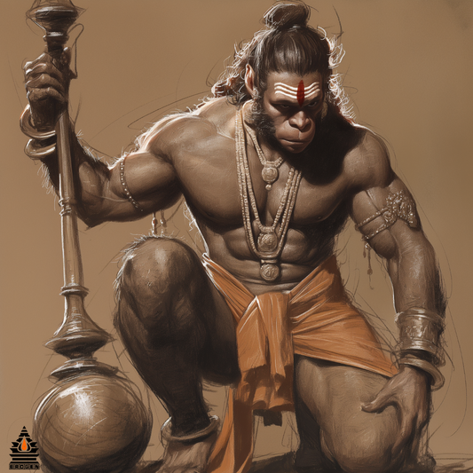 Hanuman Digital Art | Lord Hanuman HD Artwork | High-Resolution Download