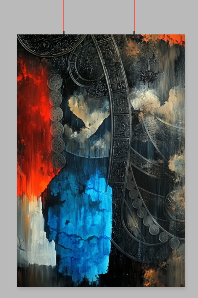 Abhaya Hasta of Venkateswara Swamy Poster | Divine Blessings & Protection Wall Art