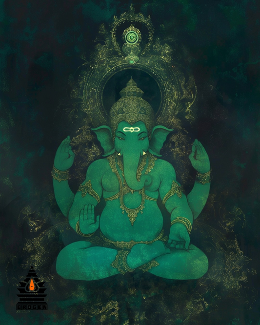 Divine Ganapathi Bappa Digital Art - High-Resolution Download