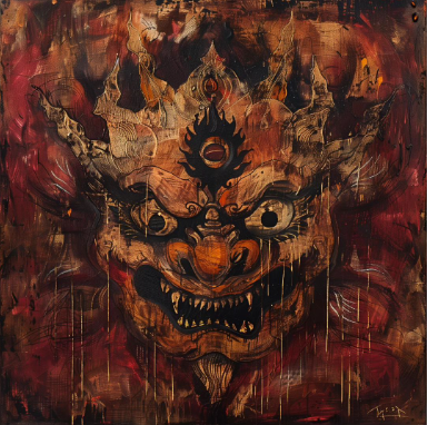 Download Divine Kirtimukha Digital Art - High-Resolution PNG