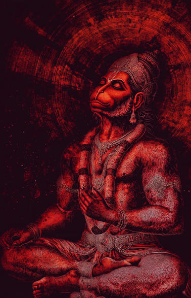 Lord Hanuman Digital Art hd Download | High-Resolution PNG