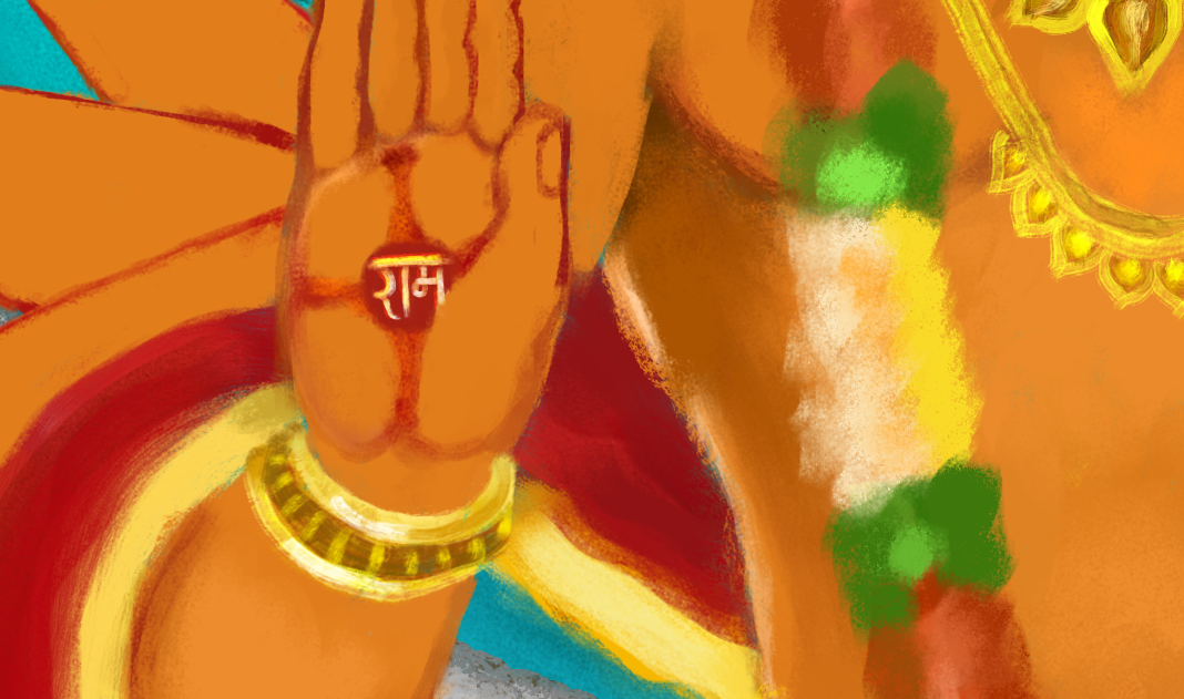 Panchmukhi Hanuman Poster – 300 GSM poster, spiritual Wall Art for Protection and Strength | Vastu Positive Decor