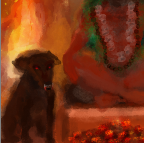 Kala Bhairava Digital Art | Fierce Form of Lord Shiva | 300 DPI HD image download