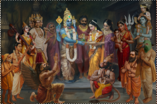 Srinivasa Kalyanam Digital Art – Venkateswara Kalyanam HD Image Download 150 and 300 dpi