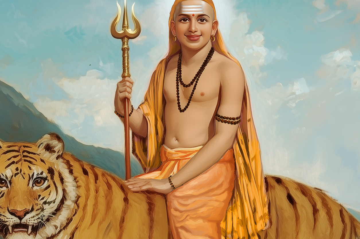 Male Mahadeshwara Swamy Canvas Wall Art | Lord Mahadeshwara of M.M. Hills | Vastu Protection Spiritual Gift | PolyCanvas Framed Décor