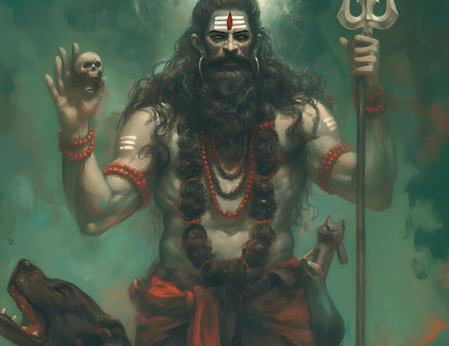 Kalabhairava Photo Frame | Kalabhairava Photo Frame Online | Perfect Gift for Kalabhairava Devotees | 300 GSM Glossy Finish