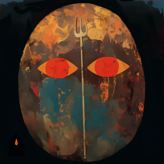 Divine Digital Art of Shakthi - High-Resolution Spiritual Artwork