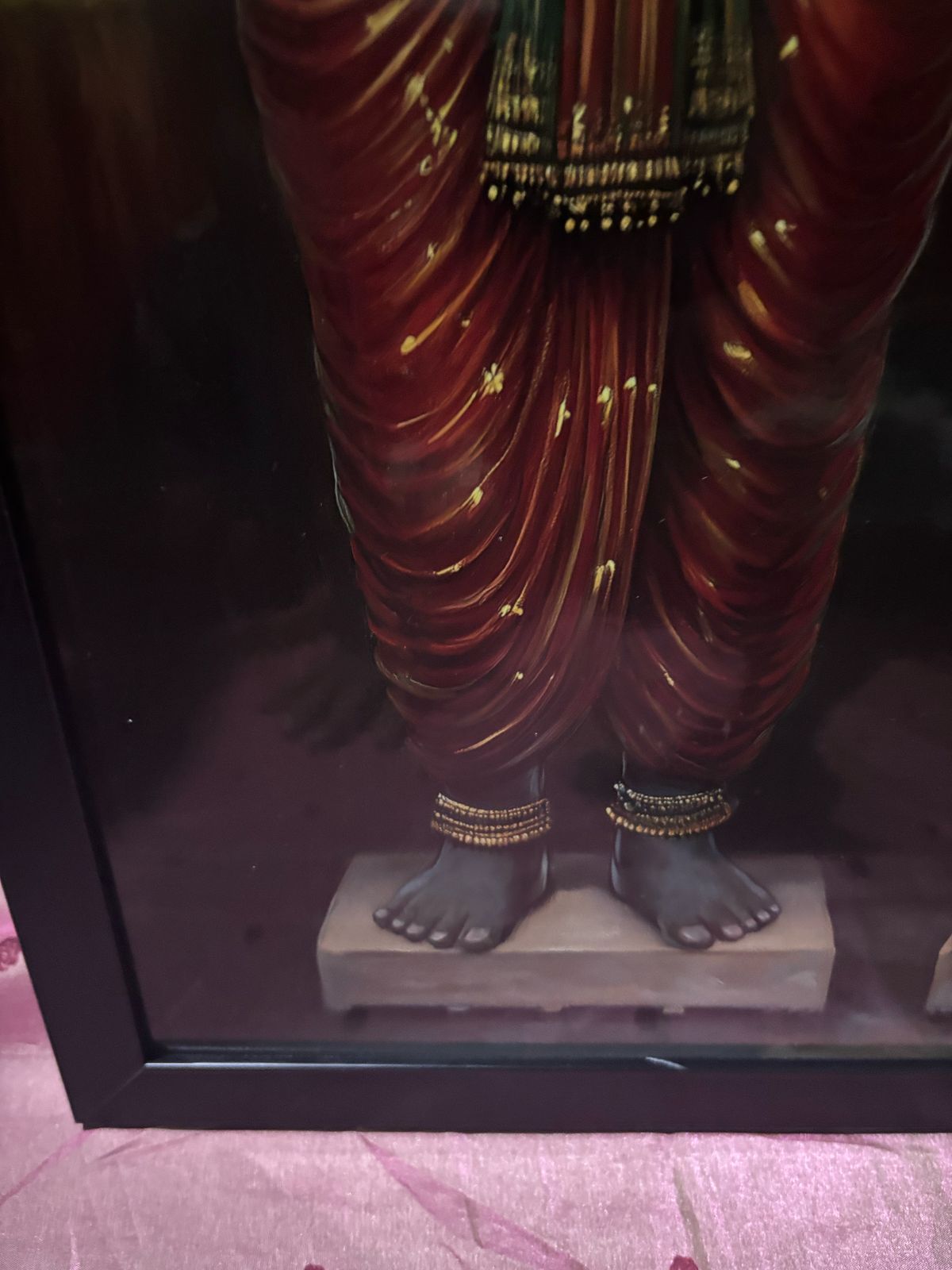 Panduranga Vitthala with Rukmini Devi Photo Frame β Divine Presence of Bhakti and Bliss | Laminated Glossy Art on 300 GSM Board