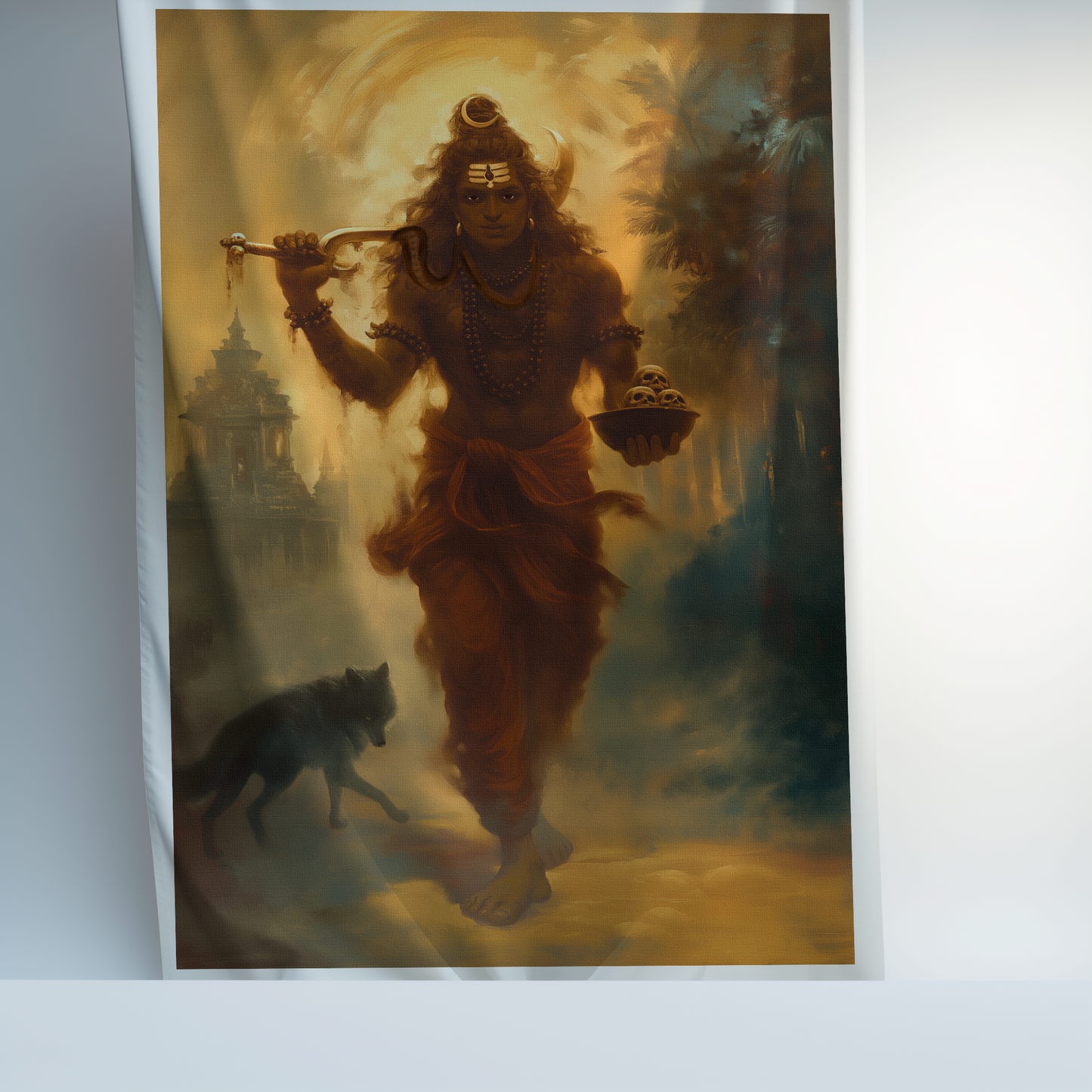 Kalabhairava Canvas Print Roll – 24x36 Inch