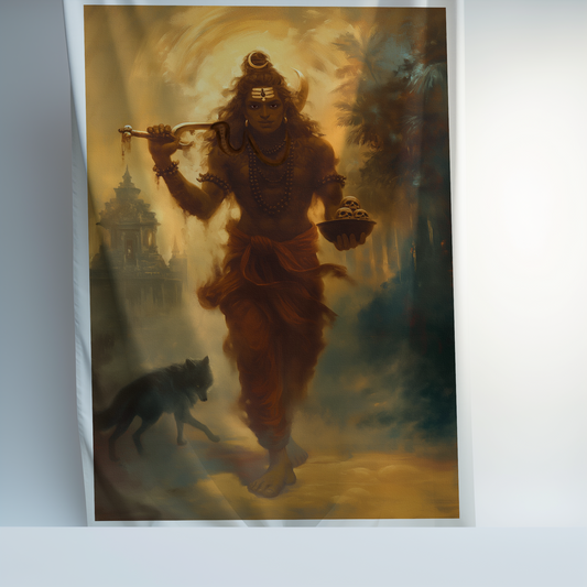 Kalabhairava Canvas Print Roll – 24x36 Inch