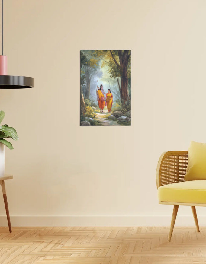 Sita Ram Poster – Lord Rama and Sita Wall poster | 300 GSM Print