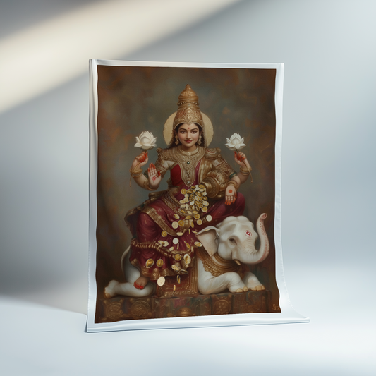 Devi Mahalakshmi – Canvas Print Roll (24x36 Inch)