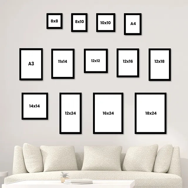 Divine Bal Ganesh A4 Framed Poster