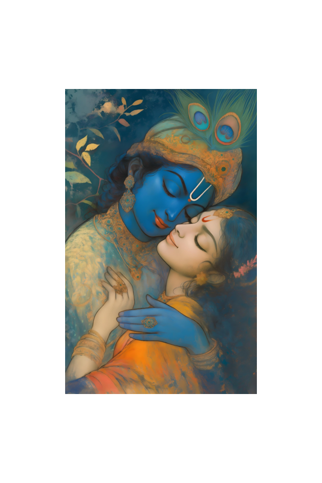 Radha Krishna Marriage Gift Photo Frame | Perfect Wedding Gift for Couples | 300 GSM Glossy Finish