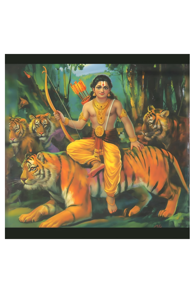 Ayyappan Photo Frame | Lord Ayyappa Swamy Photo for Pooja Room | Perfect Gift for Devotees