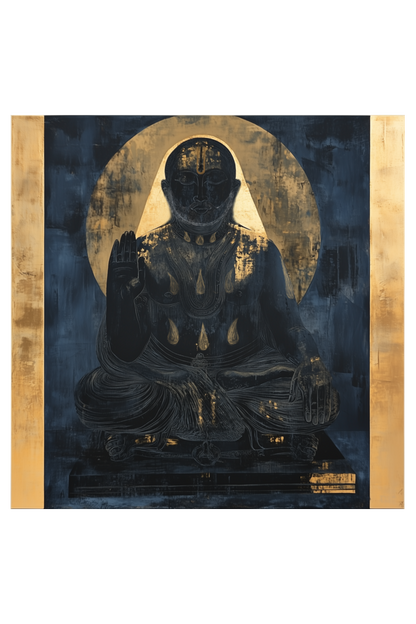 Guru Raghavendra Swamy Photo Frame | Perfect Gift for Devotees | Spiritual Wall Art