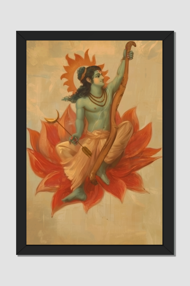 Shri Ram Photo Frame | Divine Presence of Lord Rama for Your Home Temple