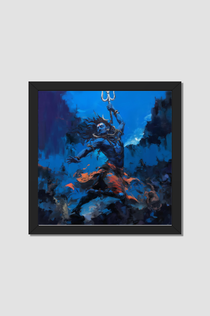 Shiva Tandav Photo Frame – Nataraja Wall Art for Home & Spiritual Décor | Best Gift for shiva devotees