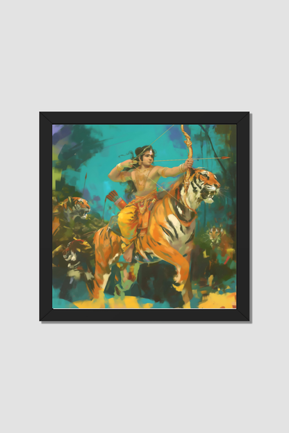 Ayyappa Swamy Photo Frame | Perfect Gift for Ayyappa Devotees | 300 GSM Glossy Finish
