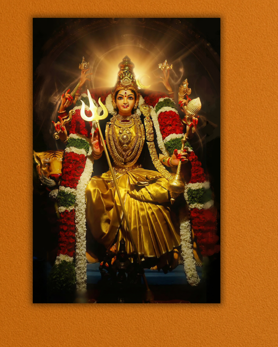 Maha Kanaka Durga Devi Poster – 300 GSM poster | Vastu Positive Decor| Spiritual gift