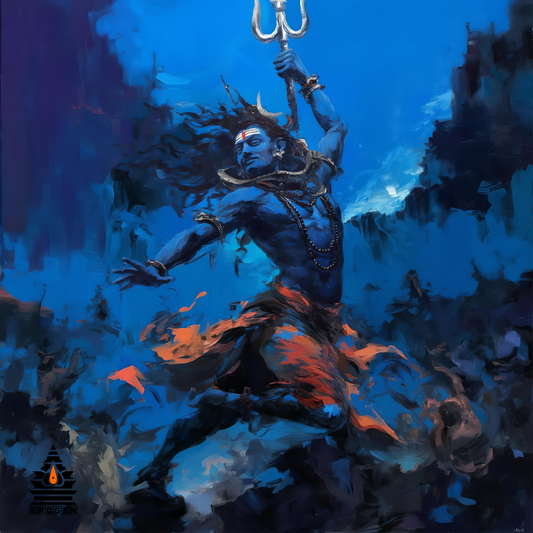 Shiva Tandava | Divine Dance of Lord Shiva HD Art | High-Resolution Digital Download