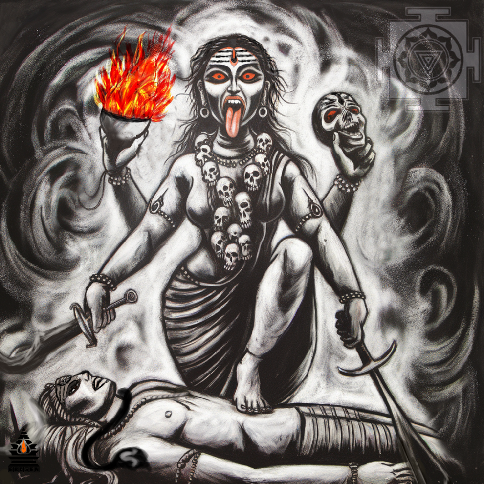 Maa Kali Digital Art | Fierce and Divine Hindu Goddess HD Artwork | Hi ...