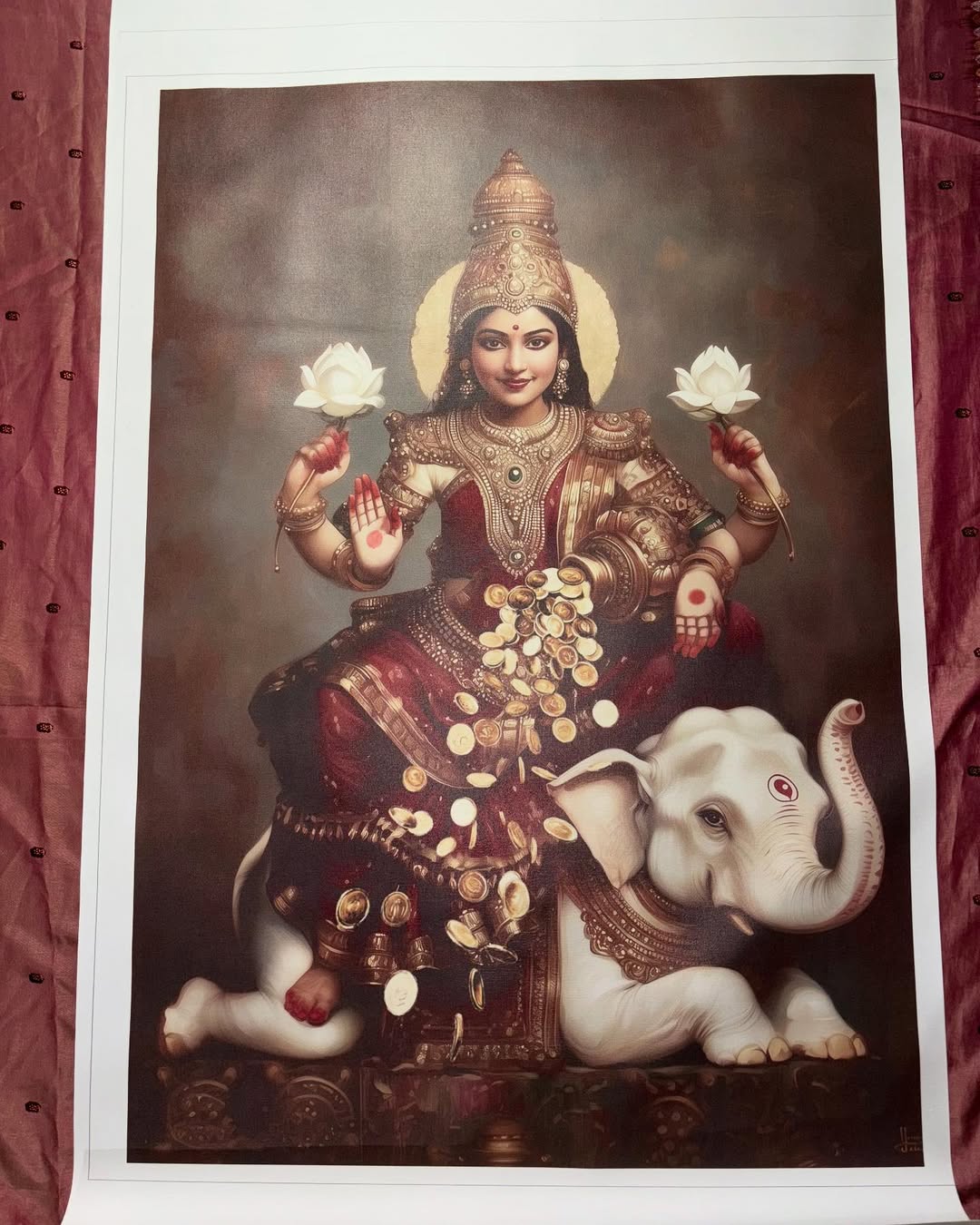 Devi Mahalakshmi – Canvas Print Roll