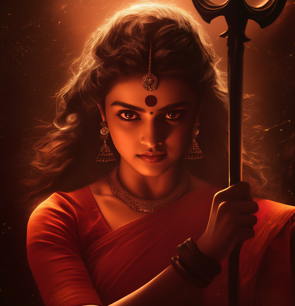 Maa Durga Realistic Digital Illustration – Graceful & Power-Filled Eyes (8500x8500 Pixels, 300 DPI)