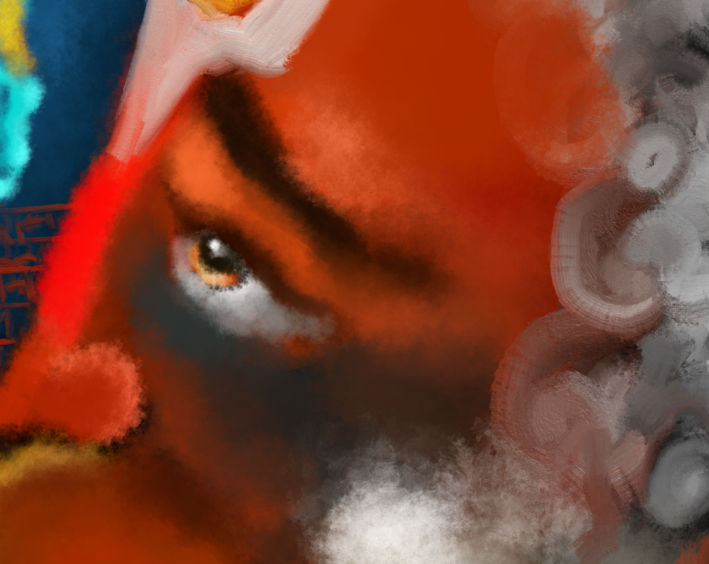 Lord Hanuman Chanting Rama Nama Digital Art | hd image download | 300 DPI png file