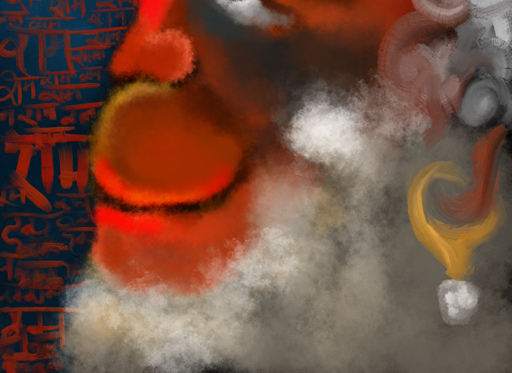 Lord Hanuman Chanting Rama Nama Digital Art | hd image download | 300 DPI png file