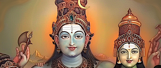 Shiva Parivar Digital Art | Divine Family of Lord Shiva | HD image download