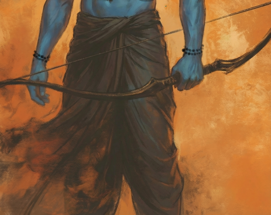 Sri Rama Digital Art | Lord Ram Devotional Artwork | HD Spiritual Download