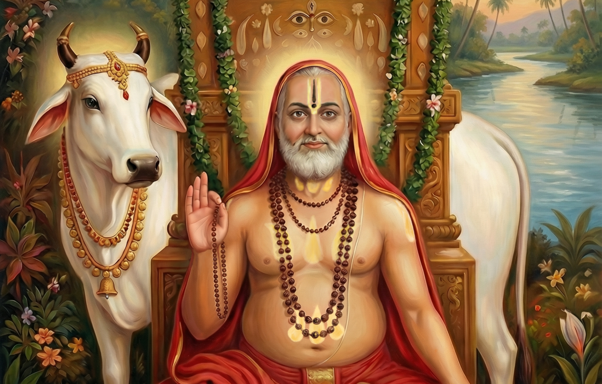Guru Raghavendra Swamy Photo Frame | Frame for Home Temple and Gifting