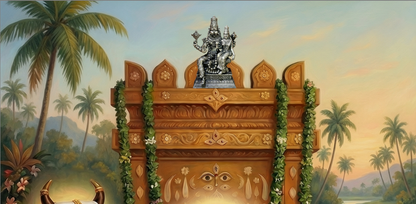 Guru Raghavendra Swamy Poster – 300 GSM poster | Vastu Positive Decor, Spiritual Gifting