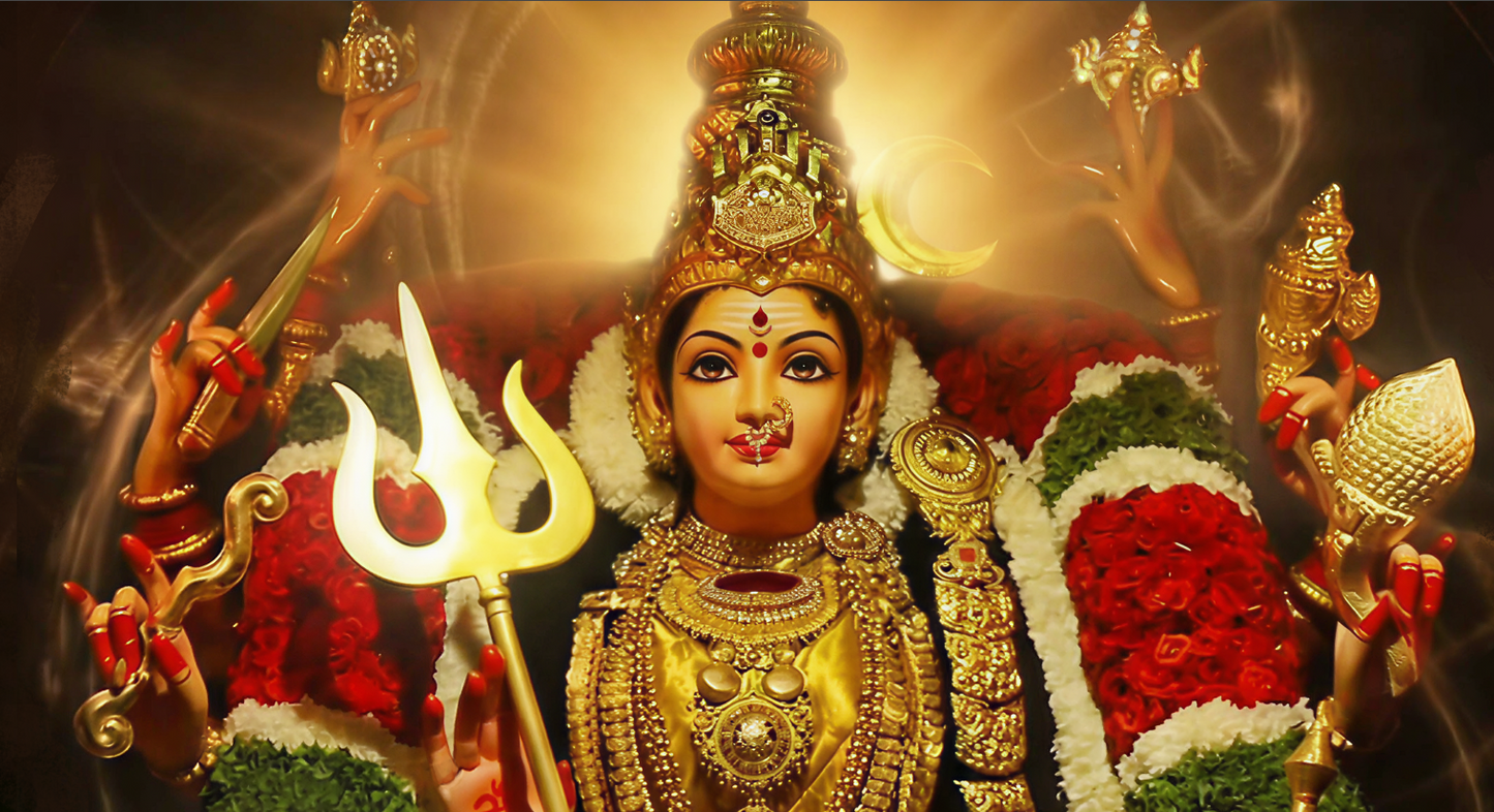 Maha Kanaka Durga Digital Art | Mahishasura Mardini Durga HD Artwork| 300 DPI Hd image download