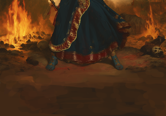 Maha Kali Devi Digital Art Download | Instant Download | Vastu & Meditation Decor