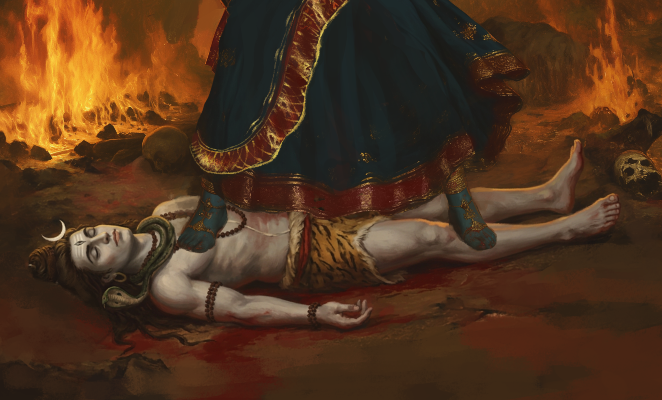 Maha Kali Devi Digital Art Download | Instant Download | Vastu & Meditation Decor