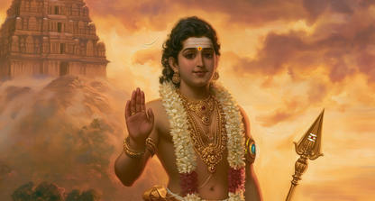 Lord Subramanya Swamy Canvas Print Roll | Unframed canvas