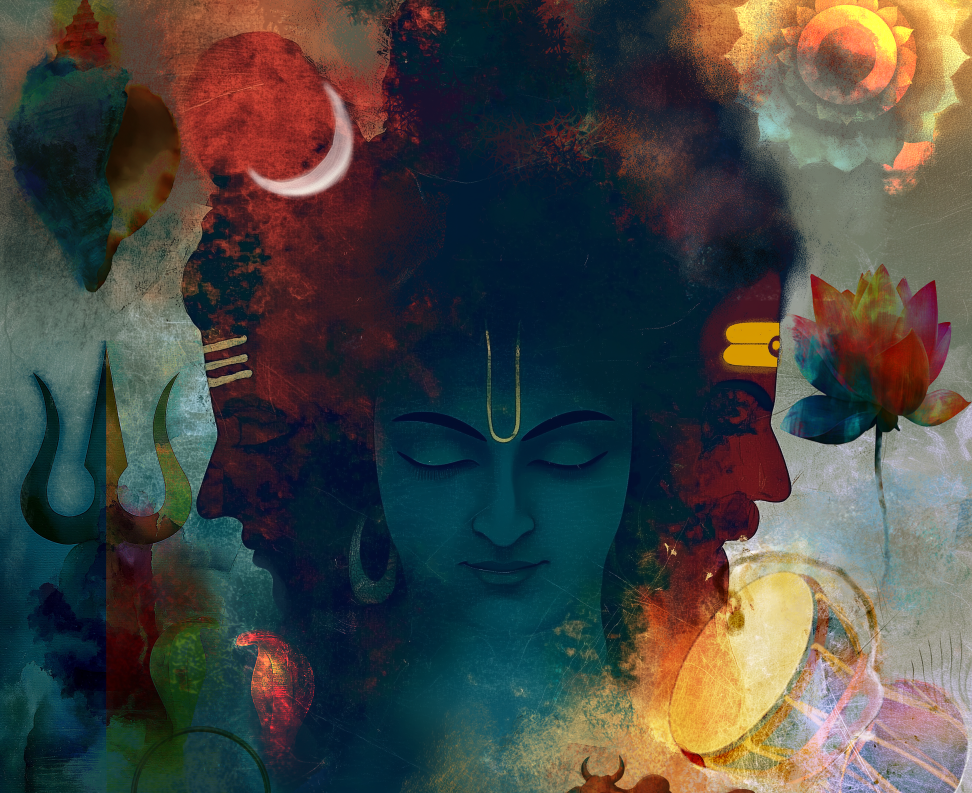 Guru Dattatreya Swamy Digital Art Download | Hd Image file Download