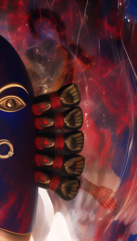 Linga Bhairavi Devi Digital Art Download | hd Image file download
