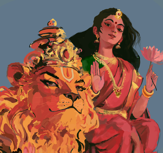 Lakshmi Narasimha Swamy Digital Download | Lord Narasimha Carrying Goddess Lakshmi | Hindu Devotional HD Artwork | Digital Soft Copy