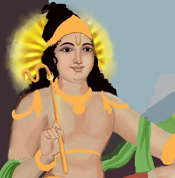 Sri Dharma Sastha on Elephant Digital Download | Lord Ayyappa with Ankusha | Hindu Devotional HD Artwork | Spiritual Soft Copy