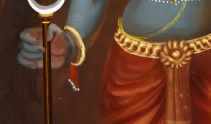 Sri Rama Photo Frame | Shri Ram Wall Art for Home Temple | 300 GSM Glossy Laminated Artboard | Vastu Positive Spiritual Gift