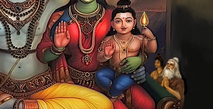 Shiva Parivar Poster – 300 GSM Divine Family Wall Art for Peace and Prosperity | Vastu Positive Decor