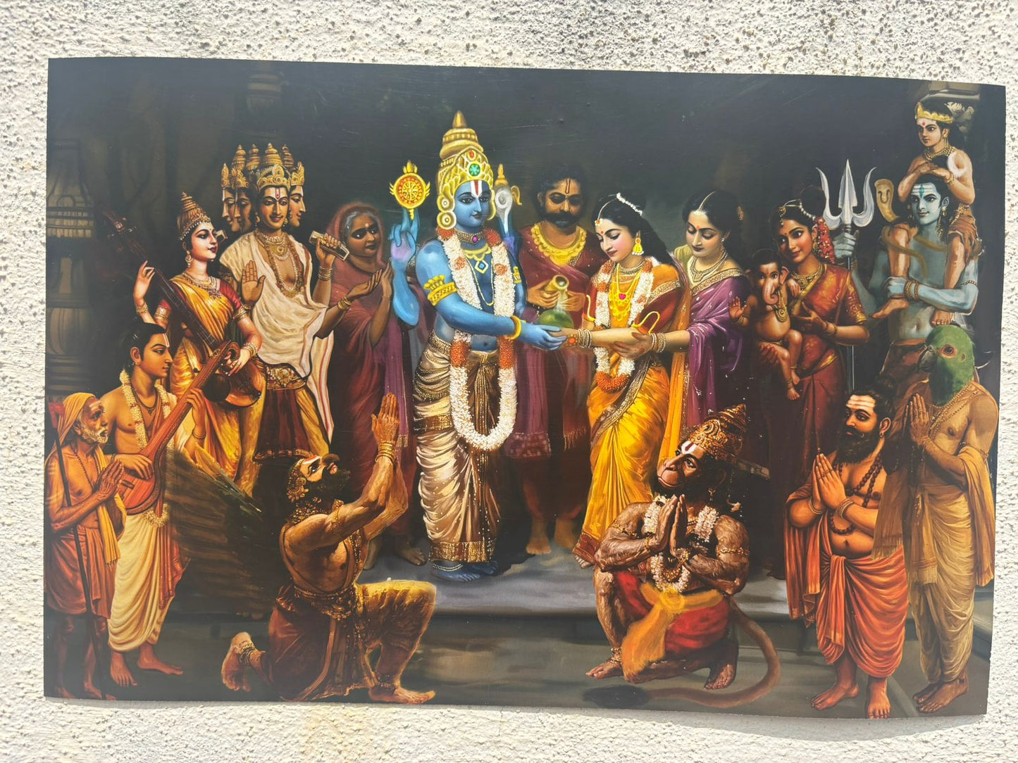 Srinivasa Kalyanam Poster – Venkateswara Kalyanam Wall Art | 300 GSM Print